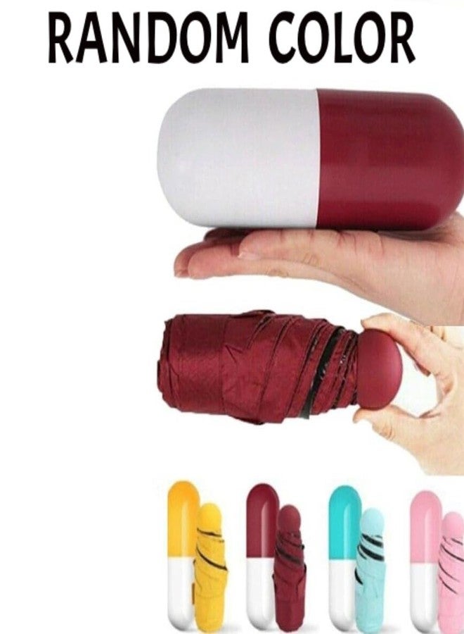 Ephemeral Pickslick Umbrella for Women Pocket Umbrella for Men Umbrella for Kids Bottle Umbrella for Sun Protection Sun Umbrella for Women Big Umbrella for Rain (Capsule) - Image 2